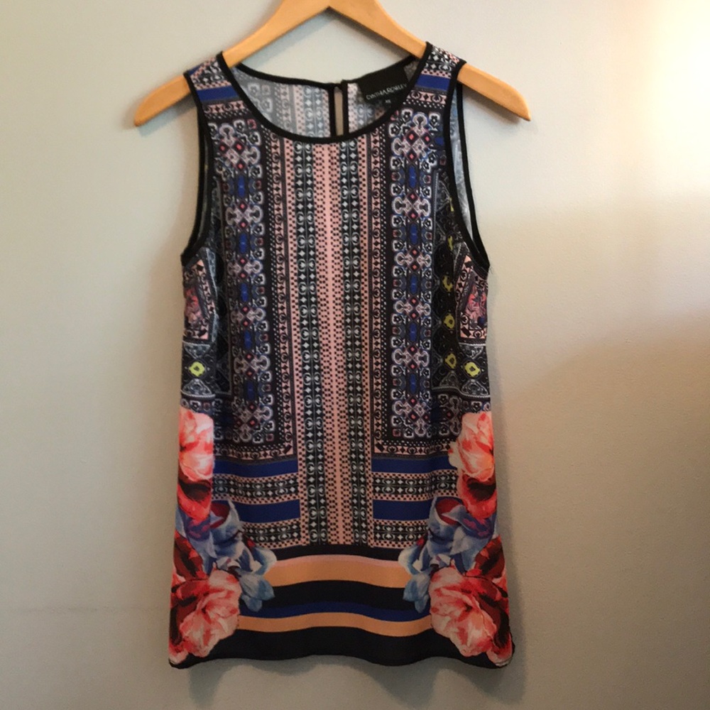 Cynthia Rowley Kaleidoscope & Roses tunic
